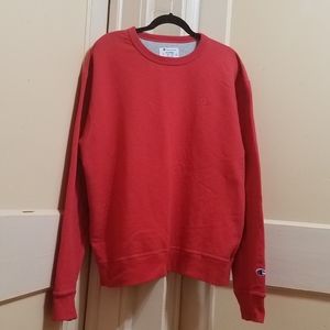 Champion Crewneck Sweatshirt Red Men's Large